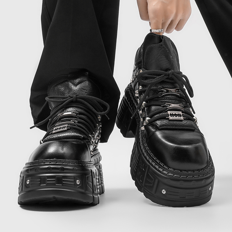 Men'S Shoes With Height Increase - Nuevos zapatos de plataforma góticos punk