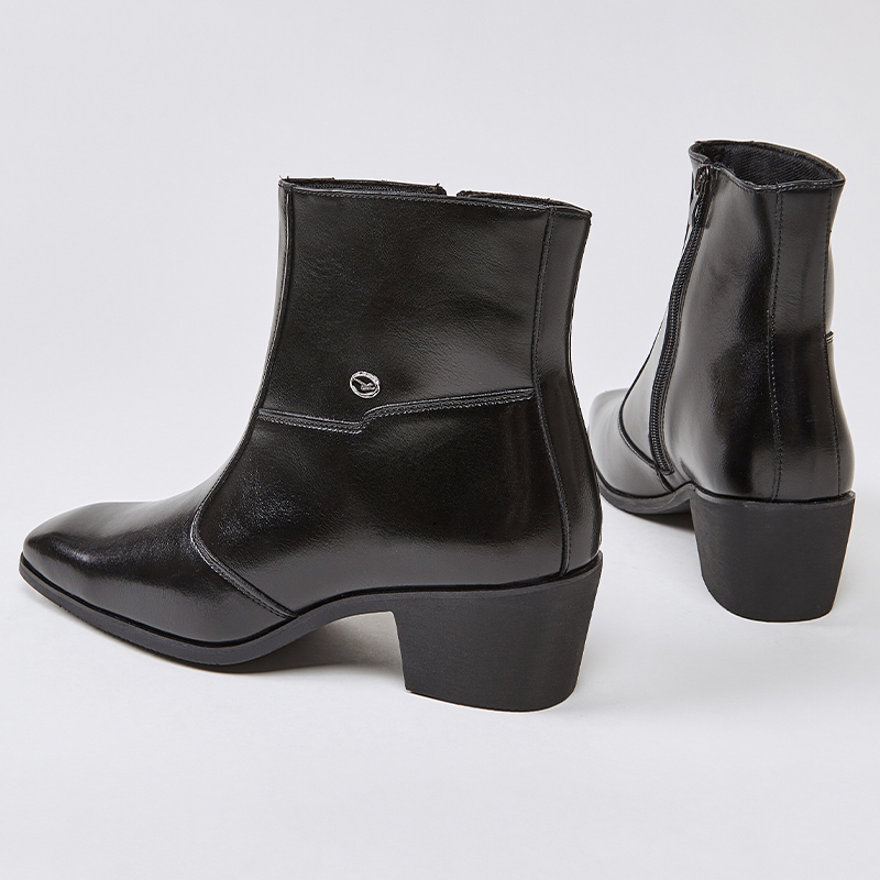 Botas de caña alta con tacón a - Men'S Shoes With Height Increase reseña y precio